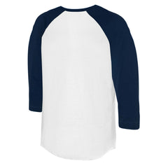 Minnesota Twins Tiny Turnip Women's Jada 3/4-Sleeve Raglan T-Shirt - White/Navy T-shirts