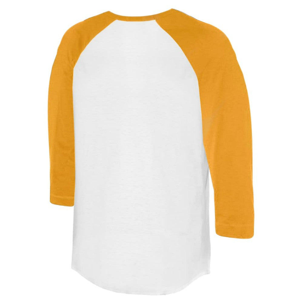 San Diego Padres Tiny Turnip Unisex Triple Scoop 3/4-Sleeve Raglan T-Shirt - White/Gold T-shirts