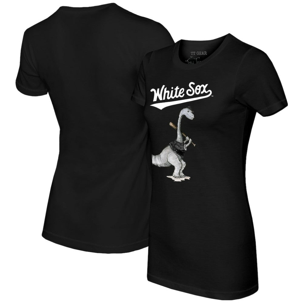 Chicago White Sox Tiny Turnip Women's Bronto T-Shirt - Black T-shirts