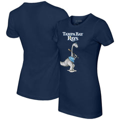 Tampa Bay Rays Tiny Turnip Women's Bronto T-Shirt - Navy T-shirts