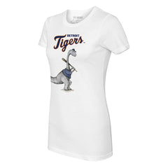 Detroit Tigers Tiny Turnip Women's Bronto T-Shirt - White T-shirts