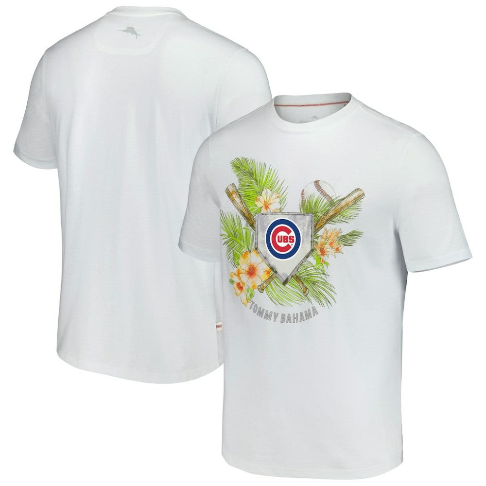 Chicago Cubs Tommy Bahama Island League T-Shirt - White T-shirts