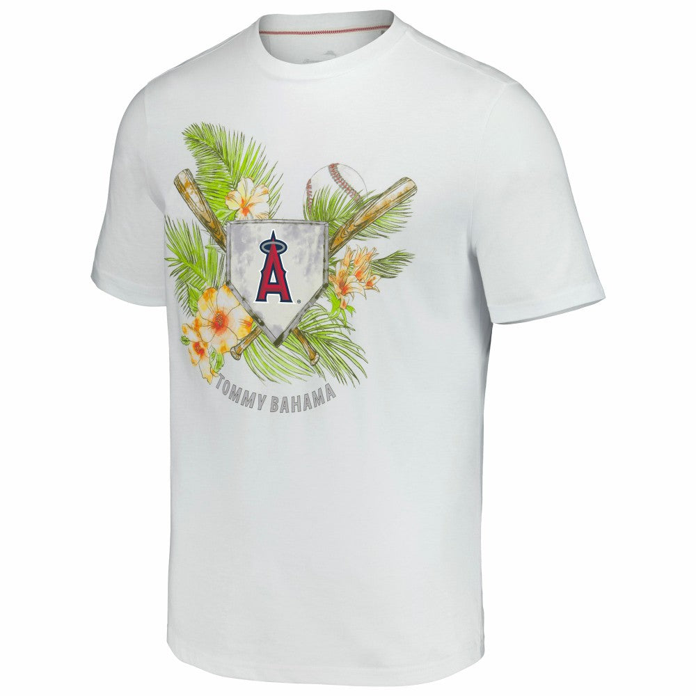 Los Angeles Angels Tommy Bahama Island League T-Shirt - White T-shirts