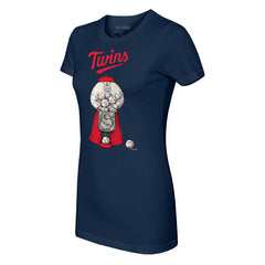 Minnesota Twins Tiny Turnip Women's Gumball Machine T-Shirt - Navy T-shirts