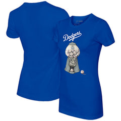 Los Angeles Dodgers Tiny Turnip Women's Gumball Machine T-Shirt - Royal T-shirts