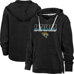 Jacksonville Jaguars '47 Women's Color Rise Kennedy Pullover Hoodie Black