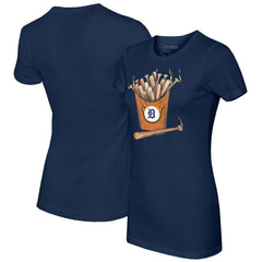 Detroit Tigers Tiny Turnip Women's Hot Bats T-Shirt - Navy T-shirts