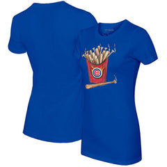 Chicago Cubs Tiny Turnip Women's Hot Bats T-Shirt - Royal T-shirts