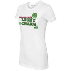 Philadelphia Phillies Tiny Turnip Women's Lucky Charm T-Shirt - White T-shirts