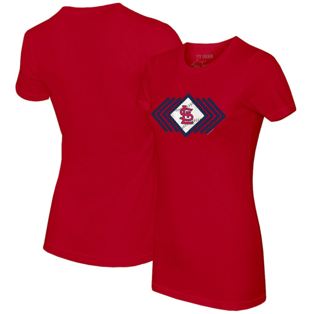 St. Louis Cardinals Tiny Turnip Women's Prism Arrows T-Shirt - Red T-shirts