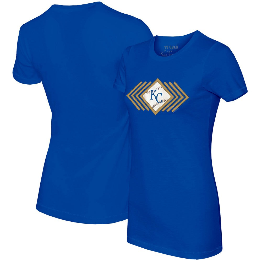 Kansas City Royals Tiny Turnip Women's Prism Arrows T-Shirt - Royal T-shirts