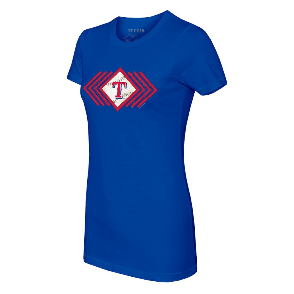 Texas Rangers Tiny Turnip Women's Prism Arrows T-Shirt - Royal T-shirts