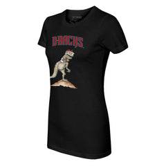 Arizona Diamondbacks Tiny Turnip Women's TT Rex T-Shirt - Black T-shirts