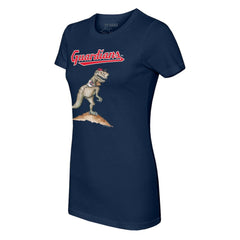 Cleveland Guardians Tiny Turnip Women's TT Rex T-Shirt - Navy T-shirts