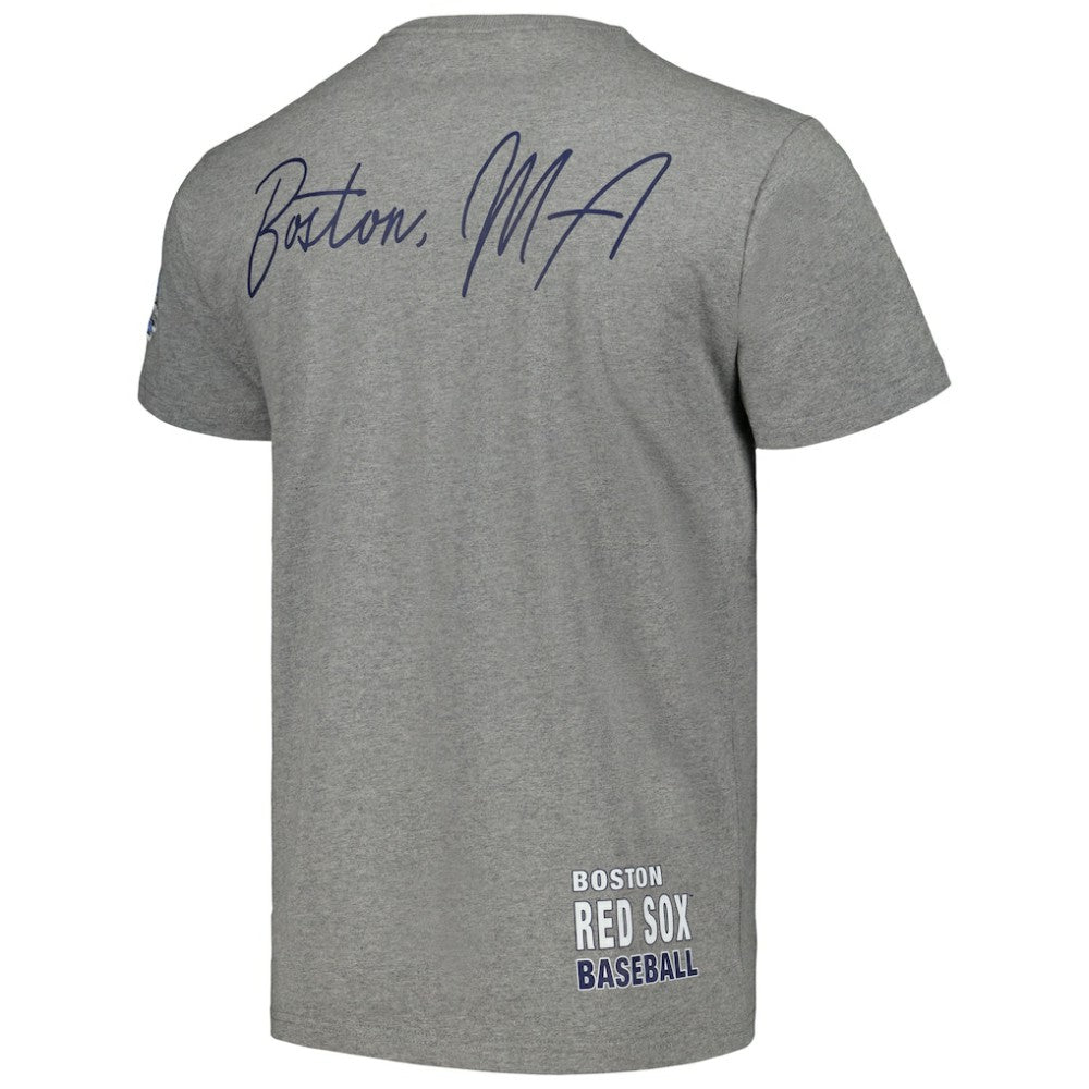 Boston Red Sox Mitchell & Ness Cooperstown Collection City Collection T-Shirt - Heather Gray T-shirts