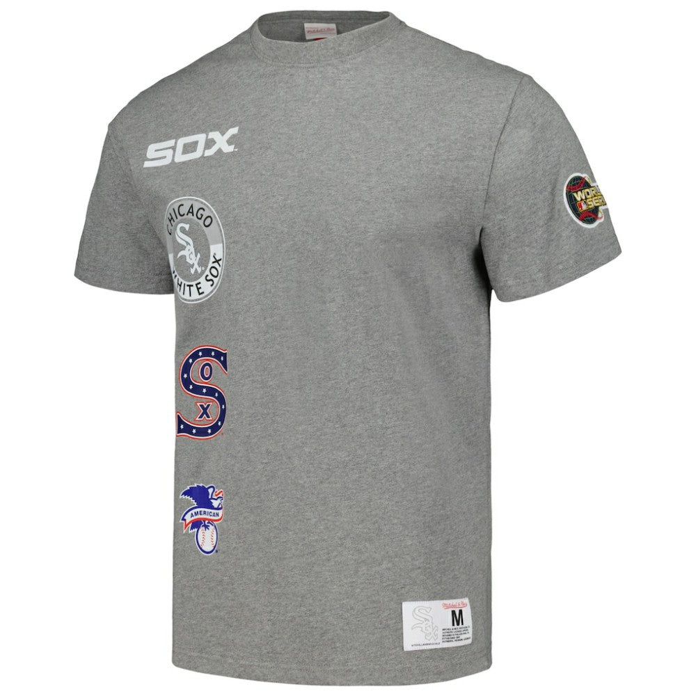 Chicago White Sox Mitchell & Ness Cooperstown Collection City Collection T-Shirt - Heather Gray T-shirts