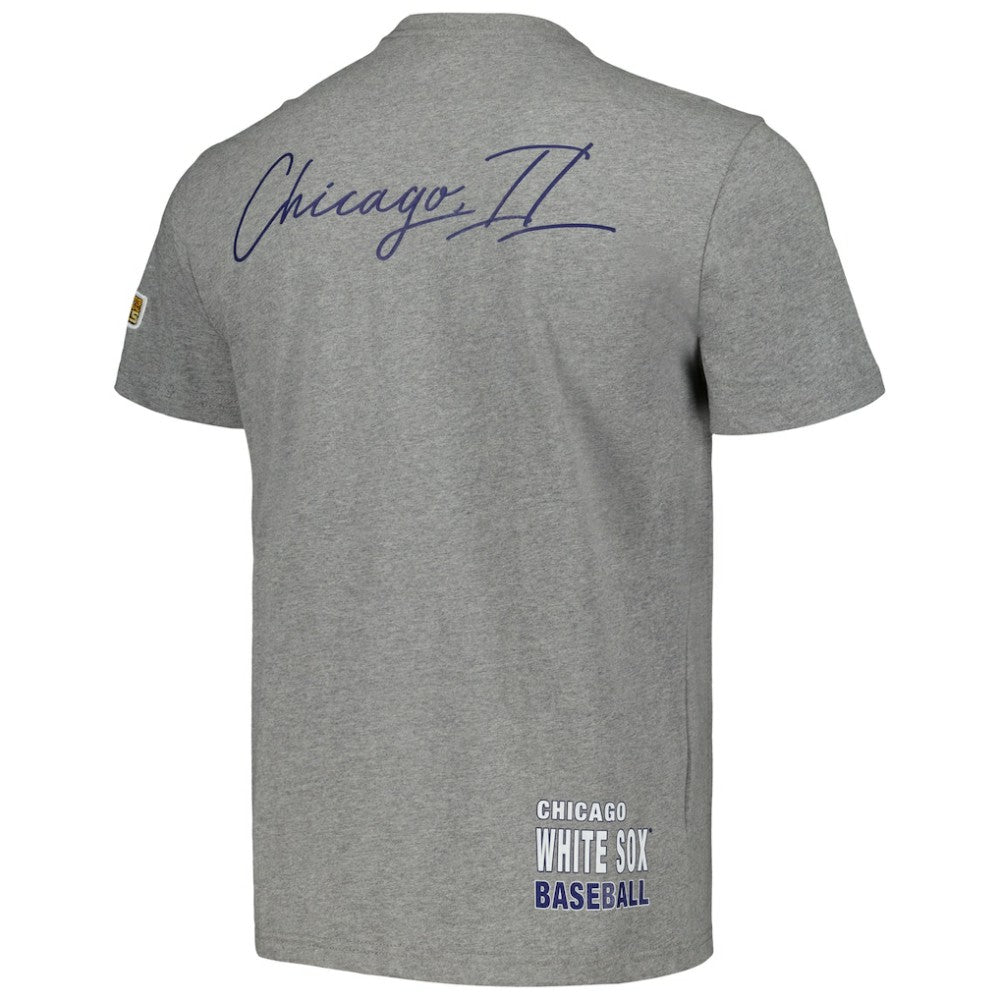 Chicago White Sox Mitchell & Ness Cooperstown Collection City Collection T-Shirt - Heather Gray T-shirts