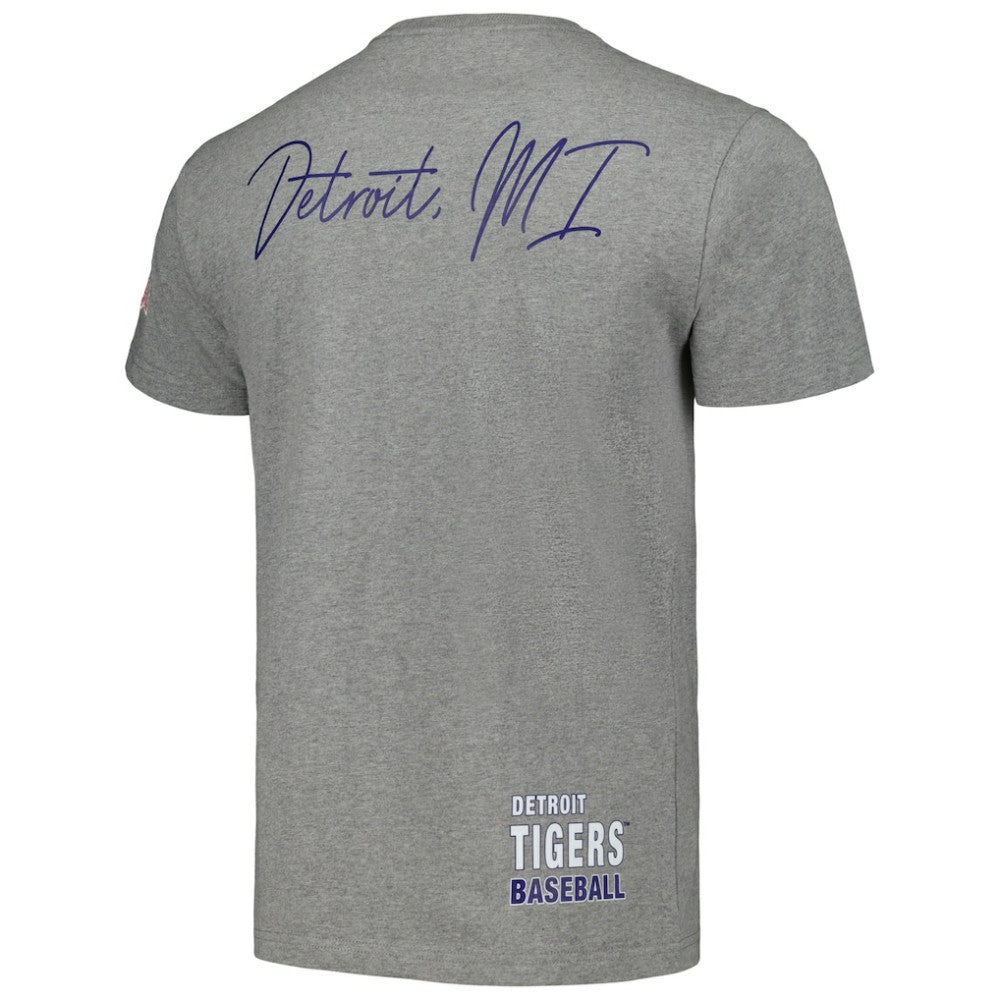 Detroit Tigers Mitchell & Ness Cooperstown Collection City Collection T-Shirt - Heather Gray T-shirts