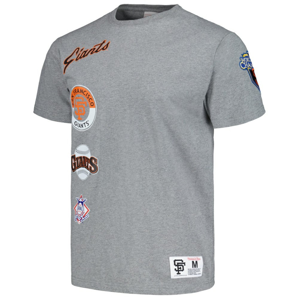 San Francisco Giants Mitchell & Ness Cooperstown Collection City Collection T-Shirt - Heather Gray T-shirts