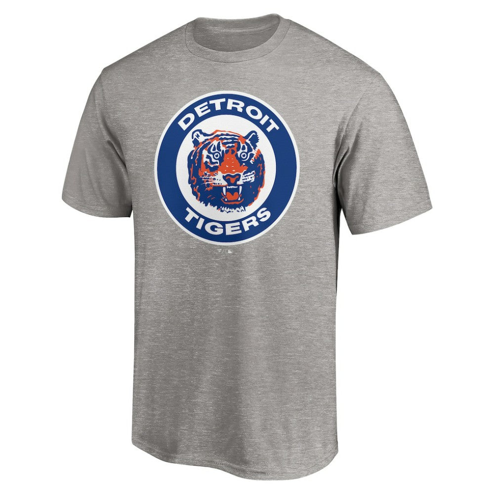 Detroit Tigers Cooperstown Collection Huntington T-Shirt - Heather Gray T-shirts