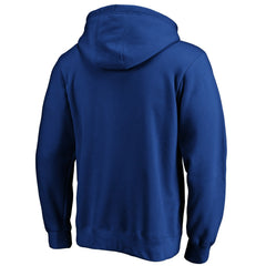 Los Angeles Dodgers Official Wordmark Fitted Pullover Hoodie - Royal Hoodies