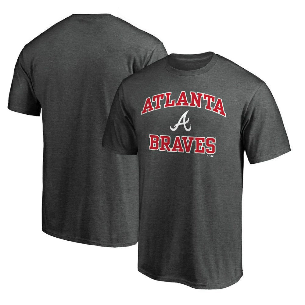 Atlanta Braves Heart & Soul T-Shirt - Charcoal T-shirts