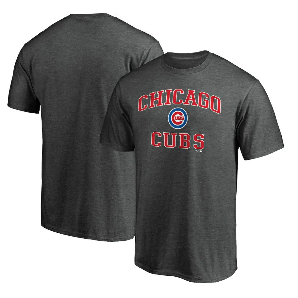 Chicago Cubs Heart & Soul T-Shirt - Charcoal T-shirts