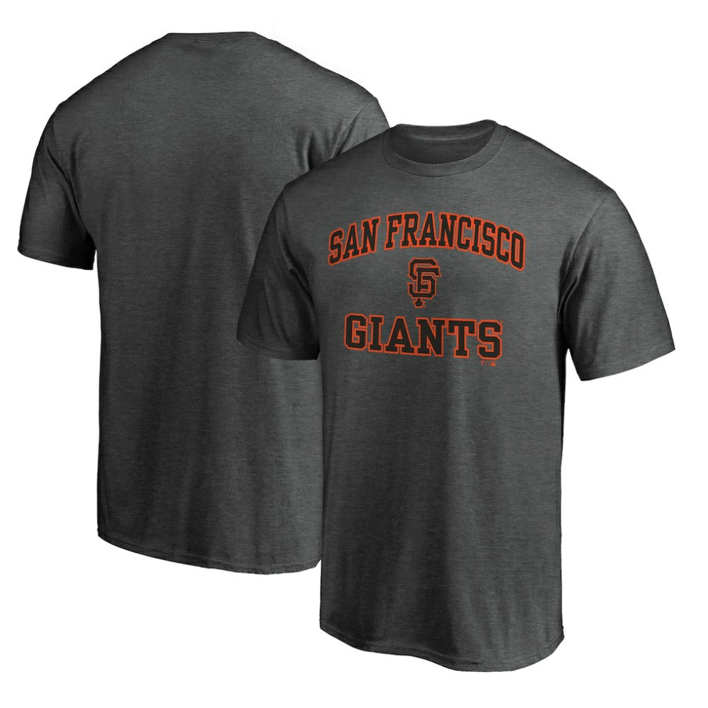 San Francisco Giants Heart & Soul Team Logo T-Shirt - Charcoal T-shirts