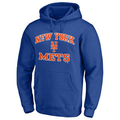 New York Mets Heart & Soul Pullover Hoodie - Royal Hoodies