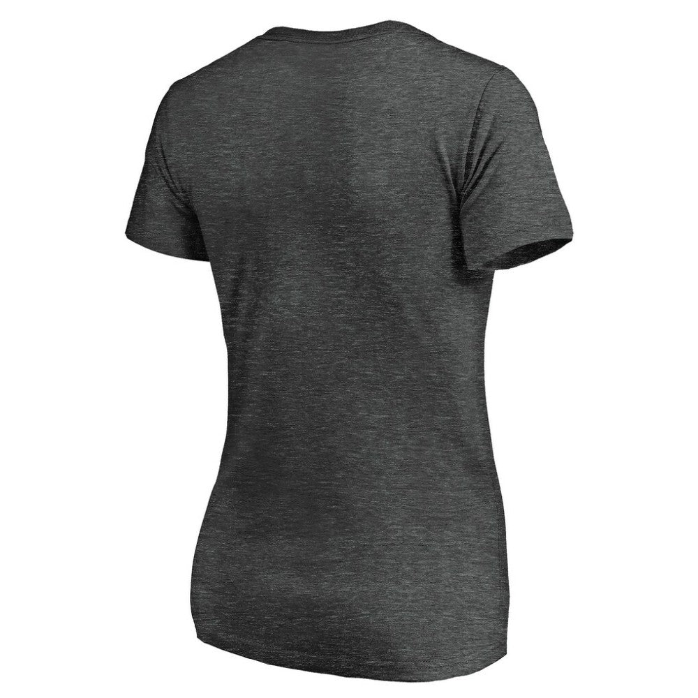 Athletics Women's Core Team Lock Up V-Neck T-Shirt - Charcoal T-shirts