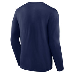 Cleveland Guardians Team Lock Up Long Sleeve T-Shirt - Navy T-shirts