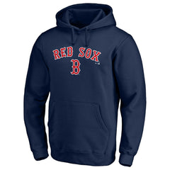 Boston Red Sox Team Lock Up Wordmark Pullover Hoodie - Navy Hoodies