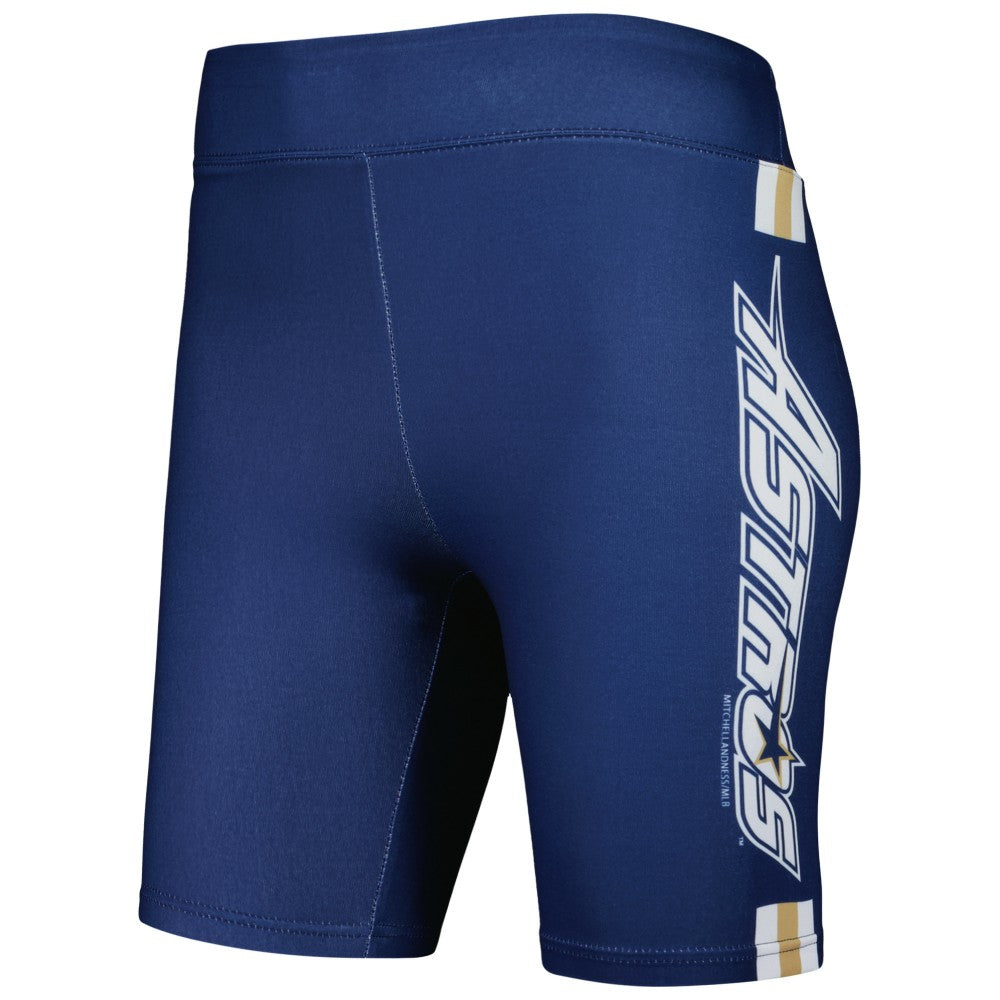 Houston Astros Mitchell & Ness Women's Biker Shorts - Navy Shorts