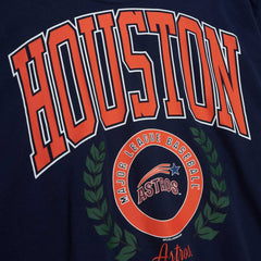 Houston Astros Mitchell & Ness Women's Logo Lt 2.0 Pullover Sweatshirt - Navy Pullover