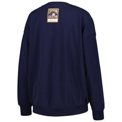 Boston Red Sox Mitchell & Ness Women's Logo Lt 2.0 Pullover Sweatshirt - Navy Pullover