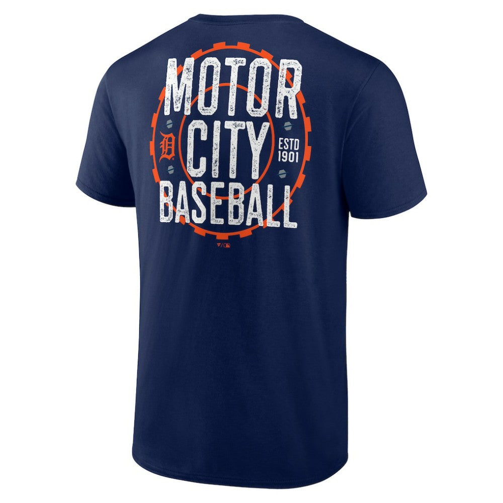 Detroit Tigers Bring It Motor City T-Shirt - Navy T-shirts