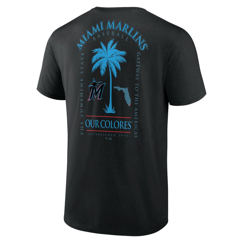 Miami Marlins Bring It Our Colores T-Shirt - Black T-shirts