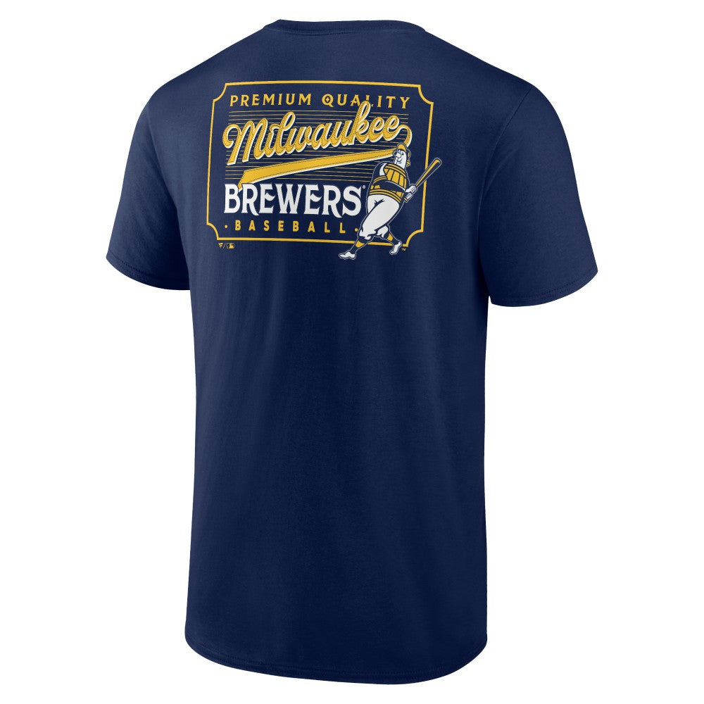 Milwaukee Brewers Bring It Team T-Shirt - Navy T-shirts
