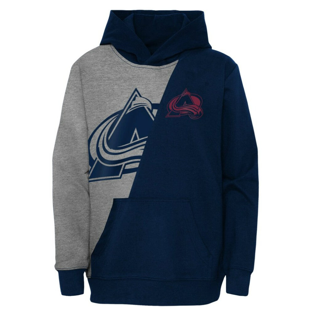NHL Colorado Avalanche Preschool Unrivaled Pullover Hoodie - Gray/Navy