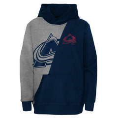 NHL Colorado Avalanche Preschool Unrivaled Pullover Hoodie - Gray/Navy