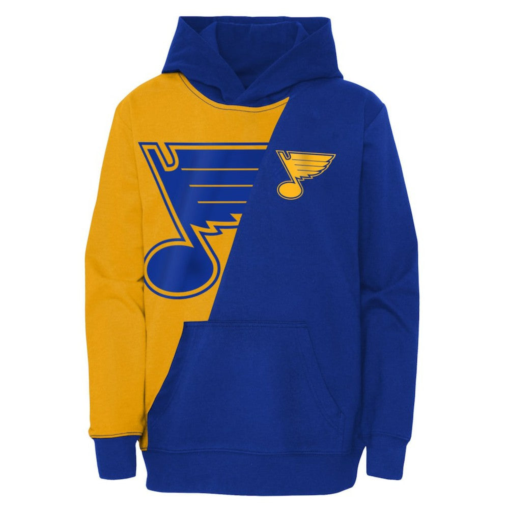 NHL St. Louis Blues Youth Unrivaled Pullover Hoodie - Gold/Blue