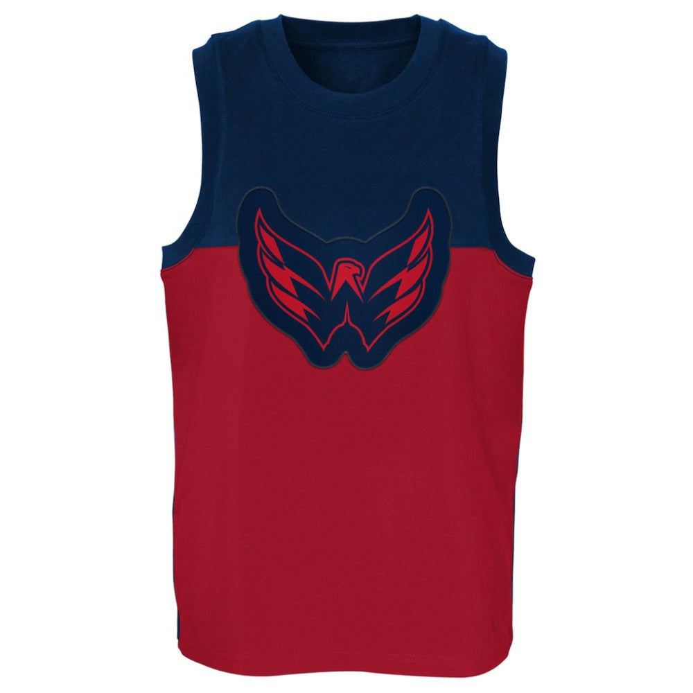 NHL Washington Capitals Youth Revitalize Tank Top - Red/Navy