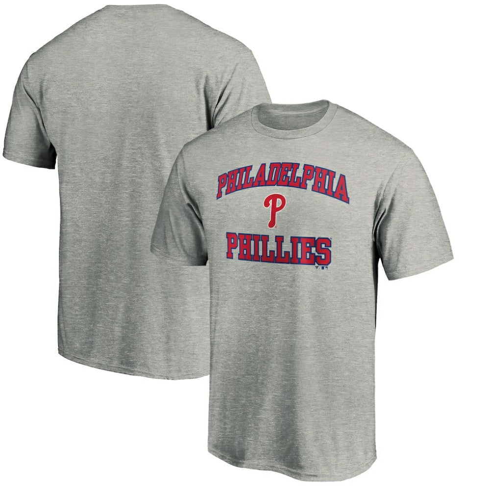 Philadelphia Phillies Heart & Soul T-Shirt - Heather Gray T-shirts