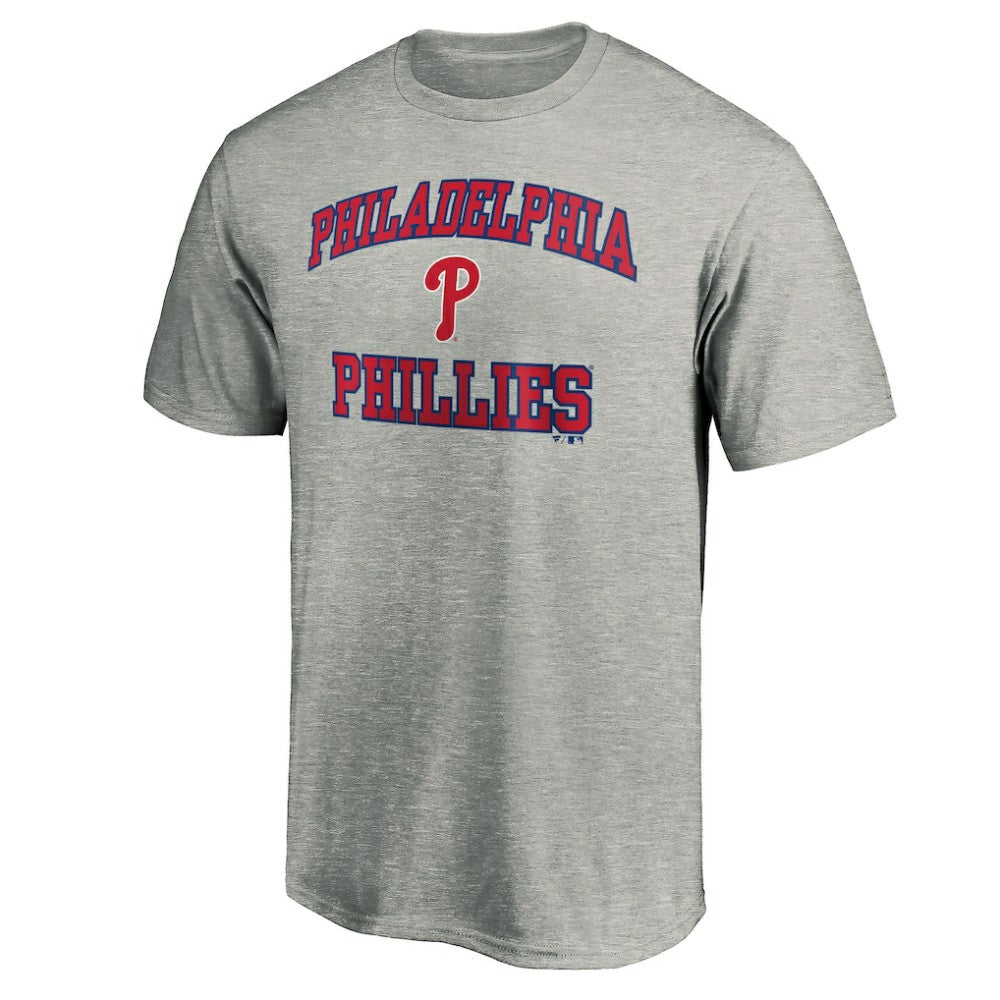 Philadelphia Phillies Heart & Soul T-Shirt - Heather Gray T-shirts