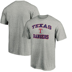 Texas Rangers Heart & Soul T-Shirt - Heather Gray T-shirts