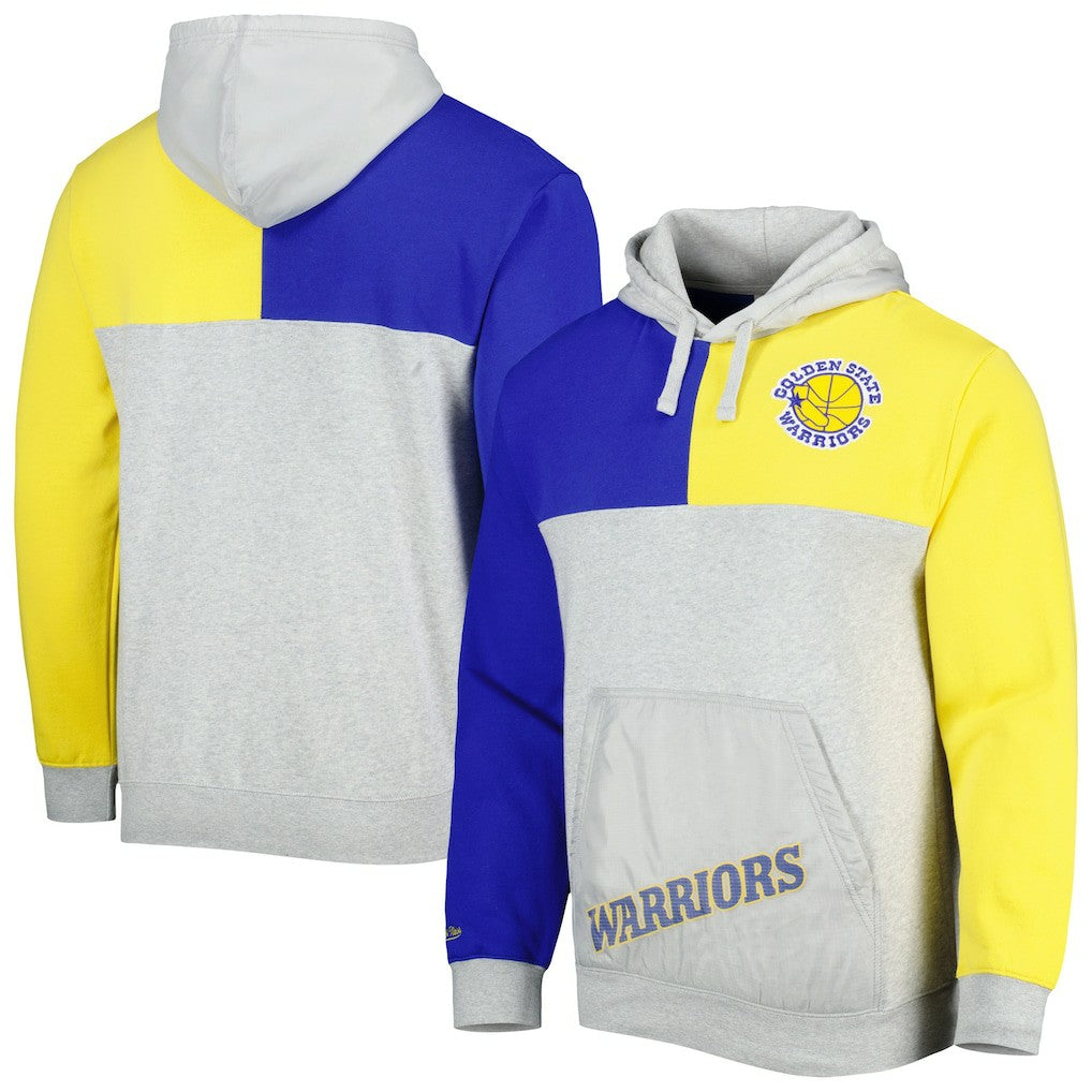 Golden State Warriors Tie-Breaker Pullover Hoodie Heather Gray