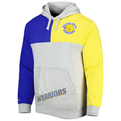 Golden State Warriors Tie-Breaker Pullover Hoodie Heather Gray