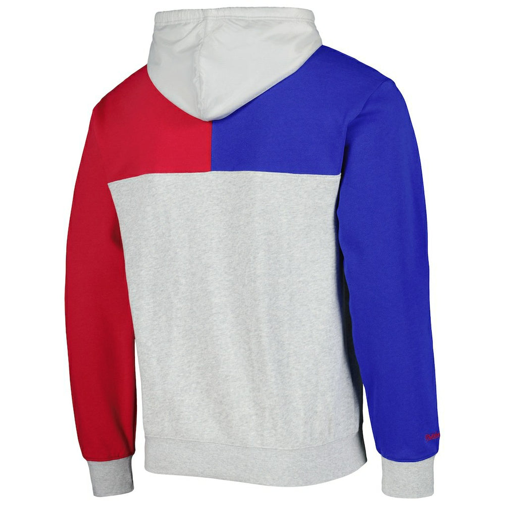 Philadelphia 76ers Tie-Breaker Pullover Hoodie Heather Gray