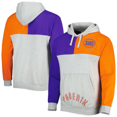 Phoenix Suns Tie-Breaker Pullover Hoodie Heather Gray