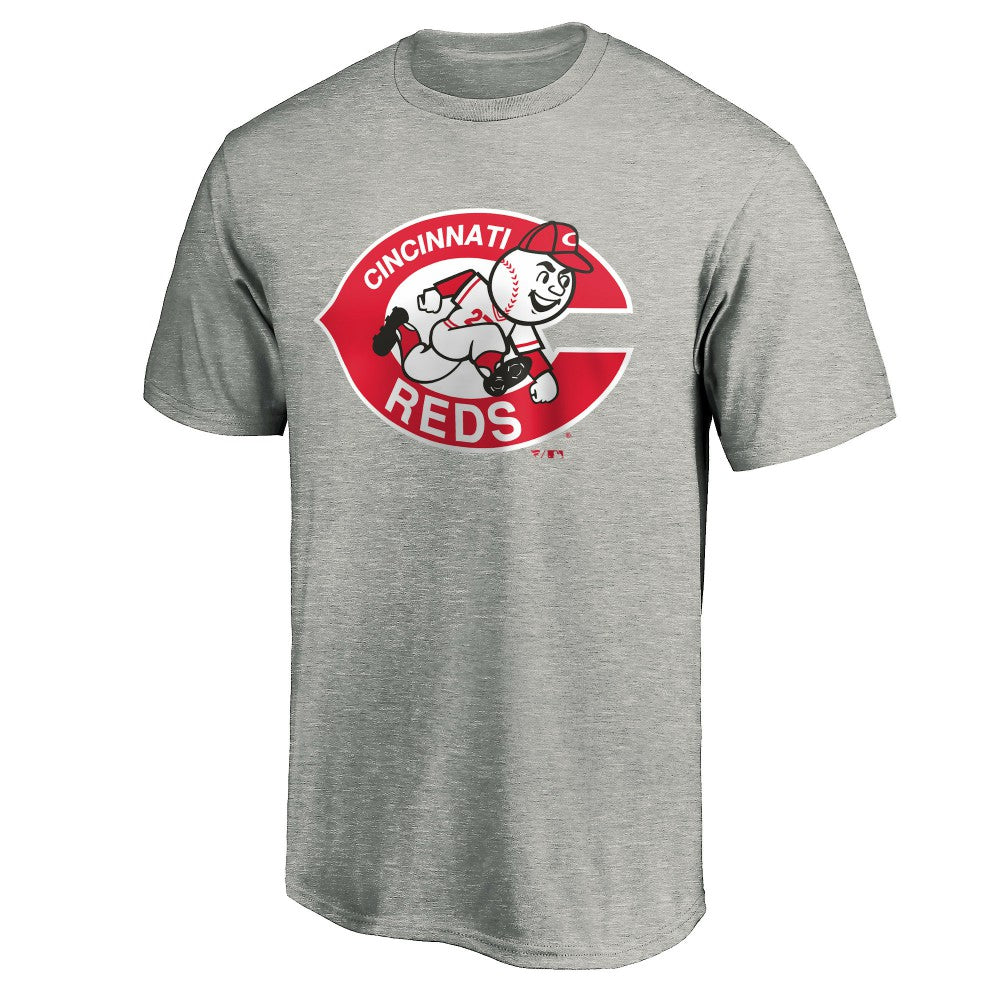 Cincinnati Reds Cooperstown Collection Forbes T-Shirt - Heather Gray T-shirts